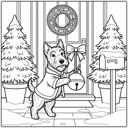 30 Christmas Dog Coloring Pages: Printable PDFs To Print