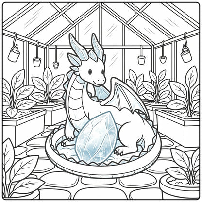 10+ Ice Dragon Coloring Pages