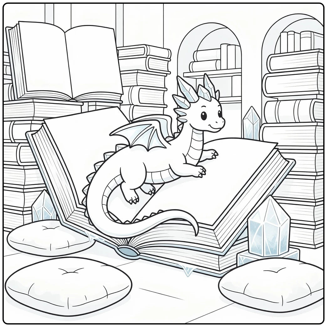 10+ Ice Dragon Coloring Pages