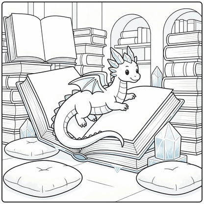 10+ Ice Dragon Coloring Pages