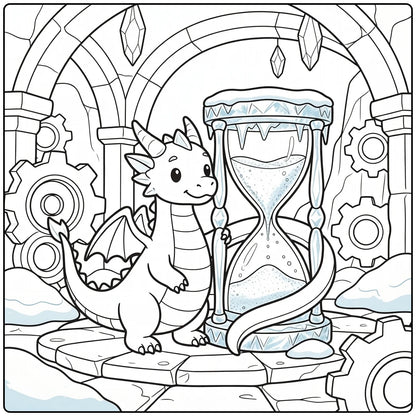 10+ Ice Dragon Coloring Pages