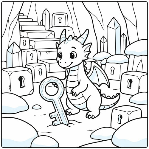 10+ Ice Dragon Coloring Pages