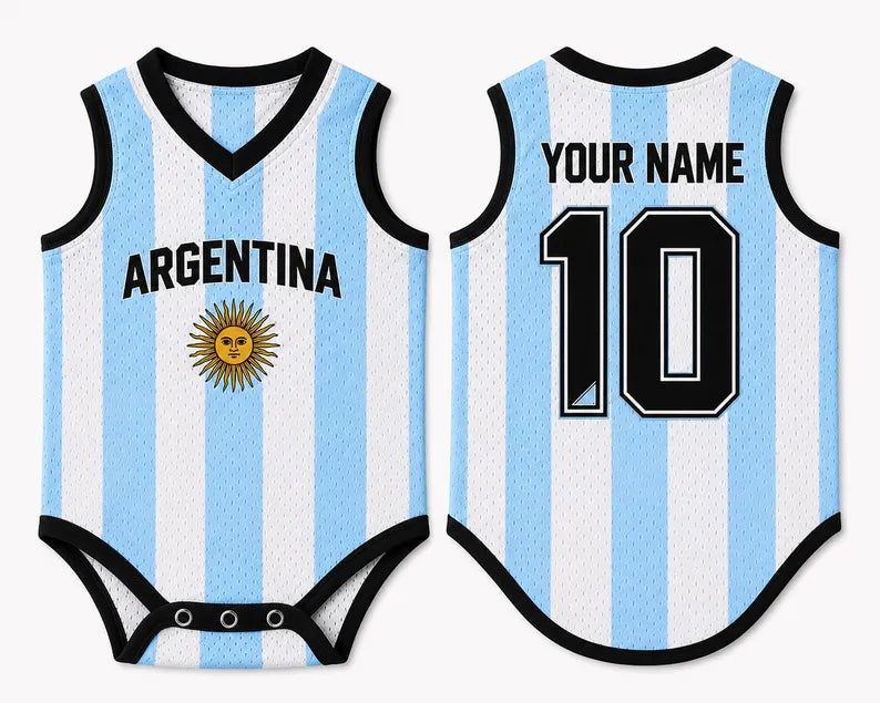 Personalized Argentina Dog Jersey, Custom Pet Soccer Shirt, Argentina Football Dog Outfit, Pet Team Jersey, Argentina Fan Gift