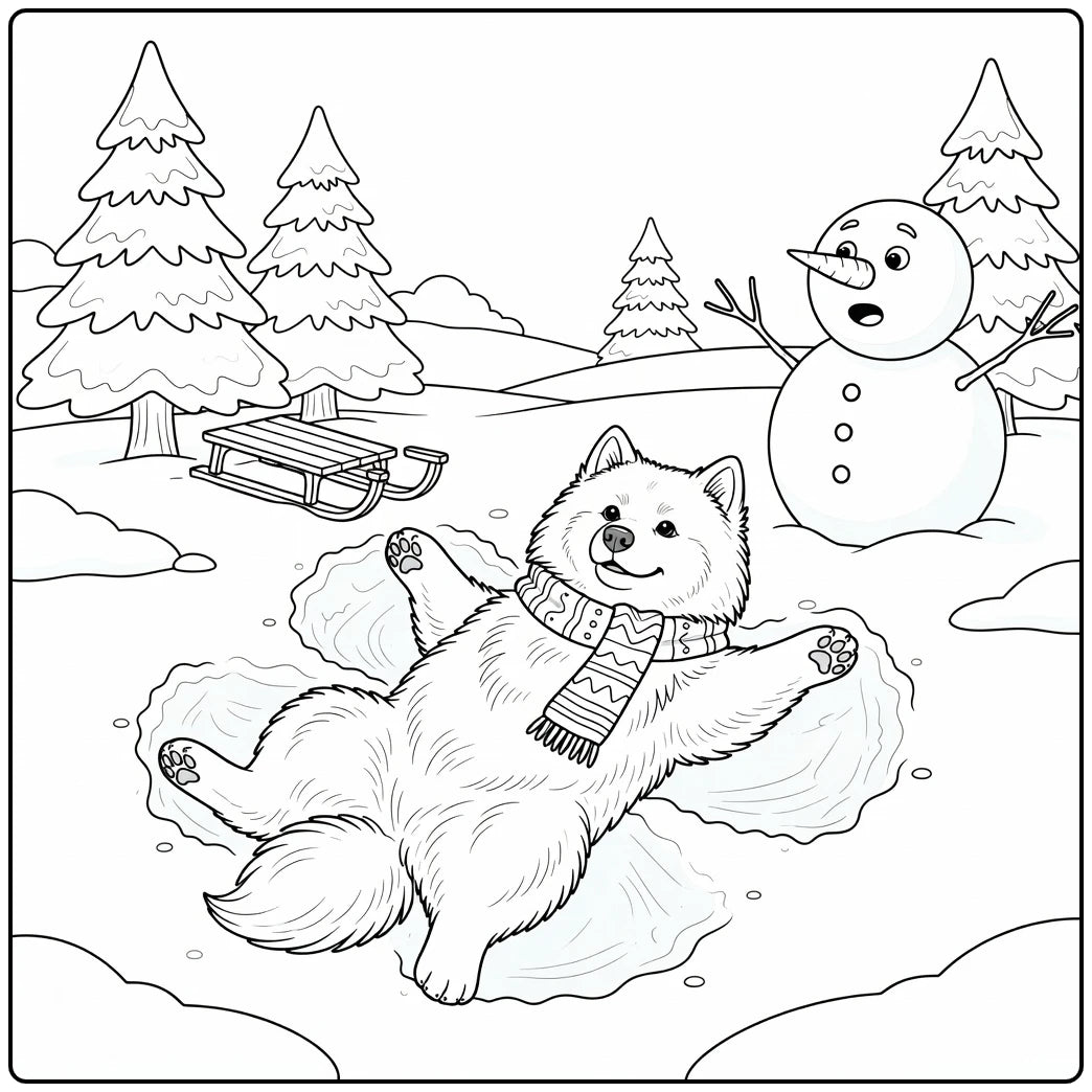 30 Christmas Dog Coloring Pages: Printable PDFs To Print
