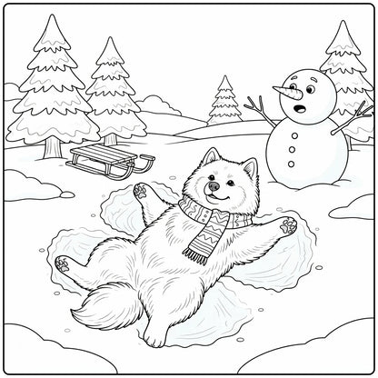 30 Christmas Dog Coloring Pages: Printable PDFs To Print