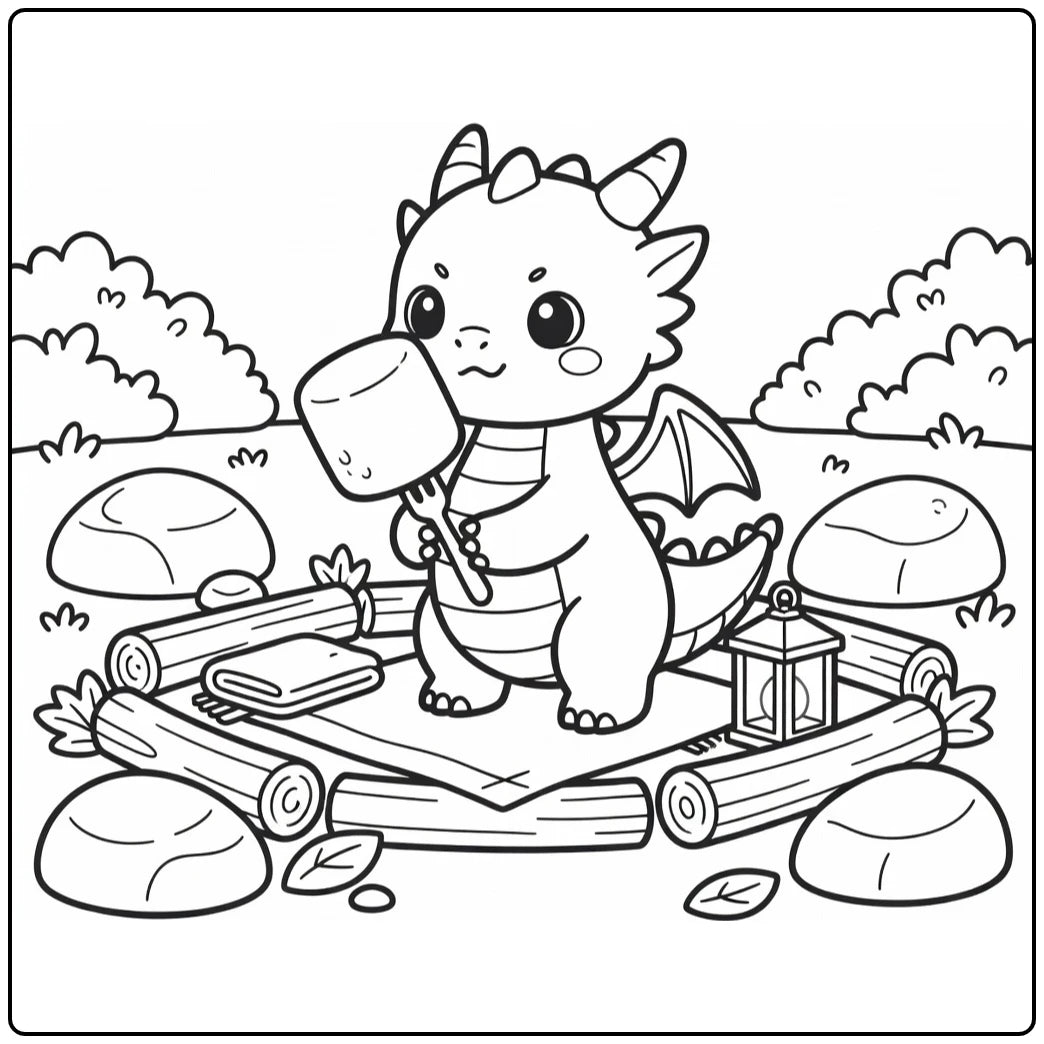 130+ Dragon Coloring Pages