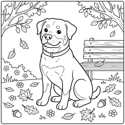 40+ Rottweiler Coloring Pages: Printable PDFs To Print