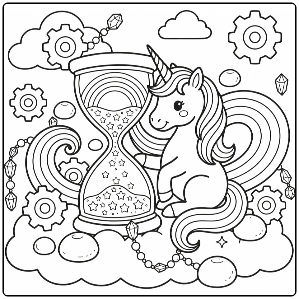 30+ Rainbow Unicorn Coloring Pages