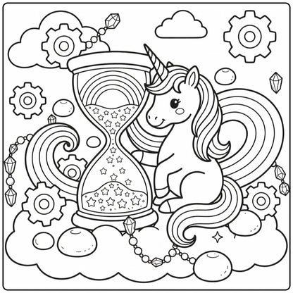 30+ Rainbow Unicorn Coloring Pages