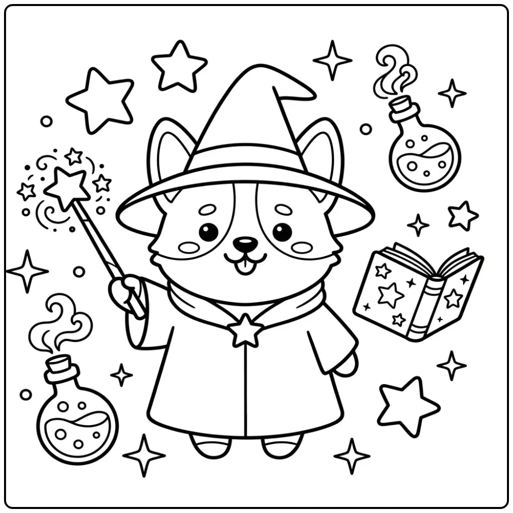 50 Corgi Coloring Pages: Printable PDFs To Print