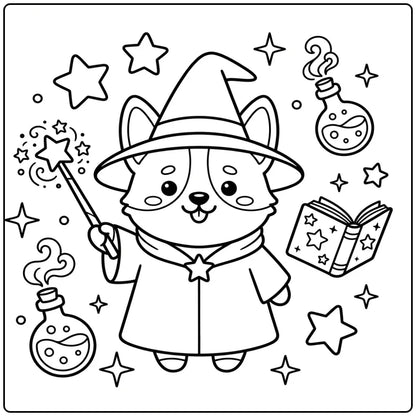 50 Corgi Coloring Pages: Printable PDFs To Print