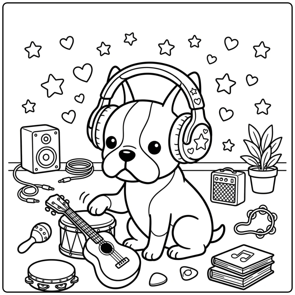 40 Boston Terrier Coloring Pages:  Printable PDFs To Print