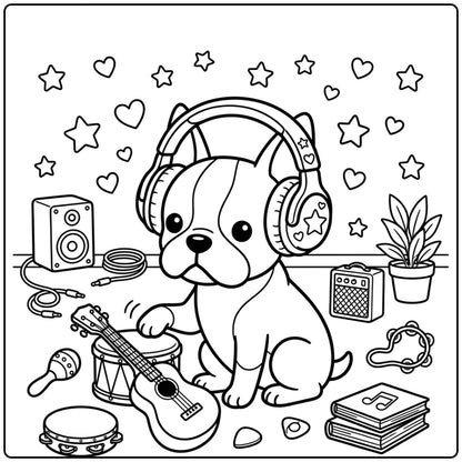 40 Boston Terrier Coloring Pages:  Printable PDFs To Print