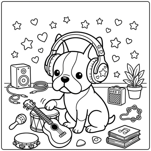 40 Boston Terrier Coloring Pages:  Printable PDFs To Print