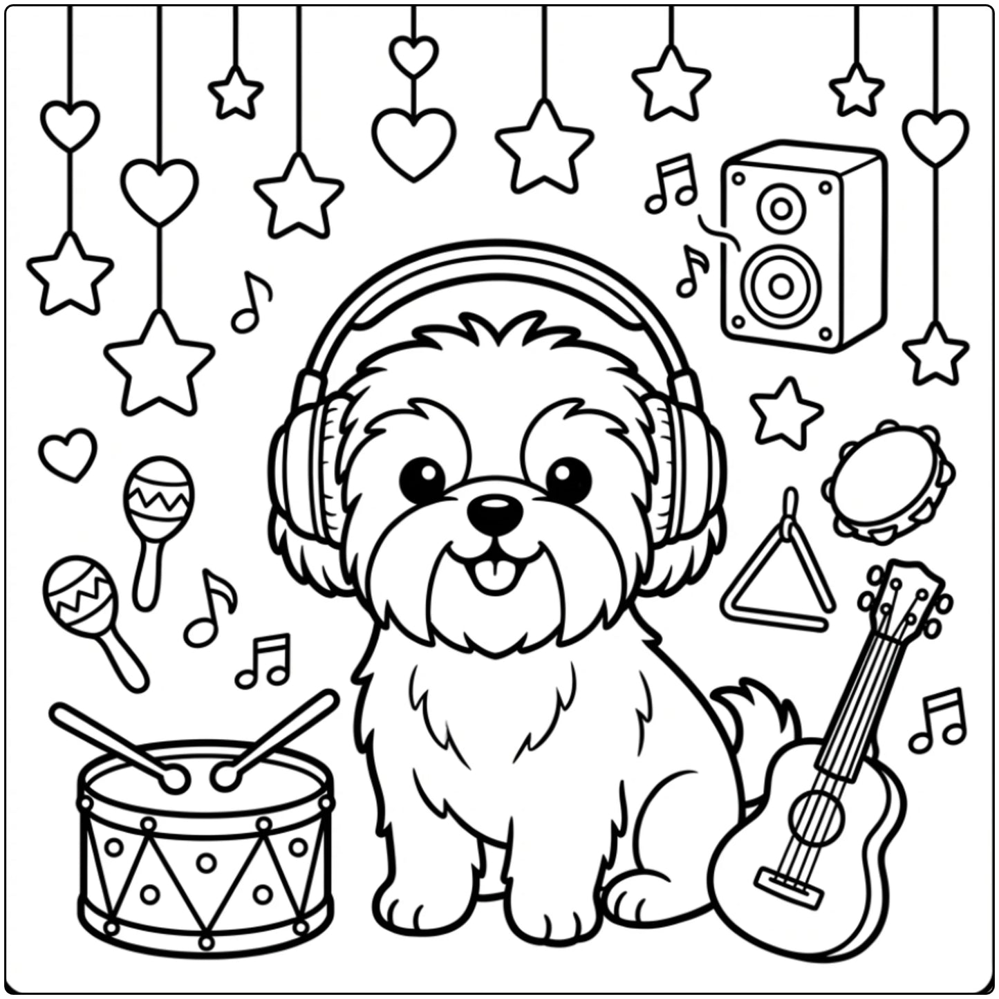 41 Shih Tzu Coloring Pages: Printable PDFs To Print