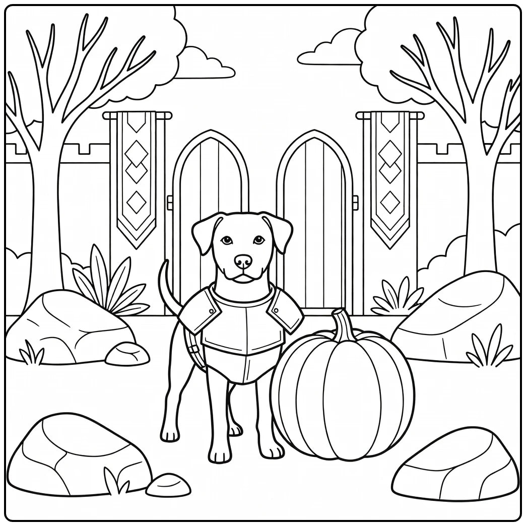 30 Halloween Dogs Coloring Pages: Printable PDFs To Print