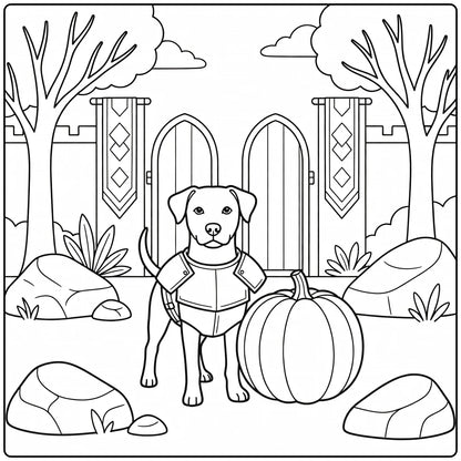 30 Halloween Dogs Coloring Pages: Printable PDFs To Print