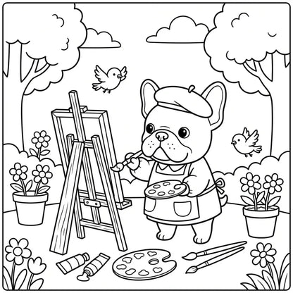 40 French Bulldog Coloring Pages: Printable PDFs To Print