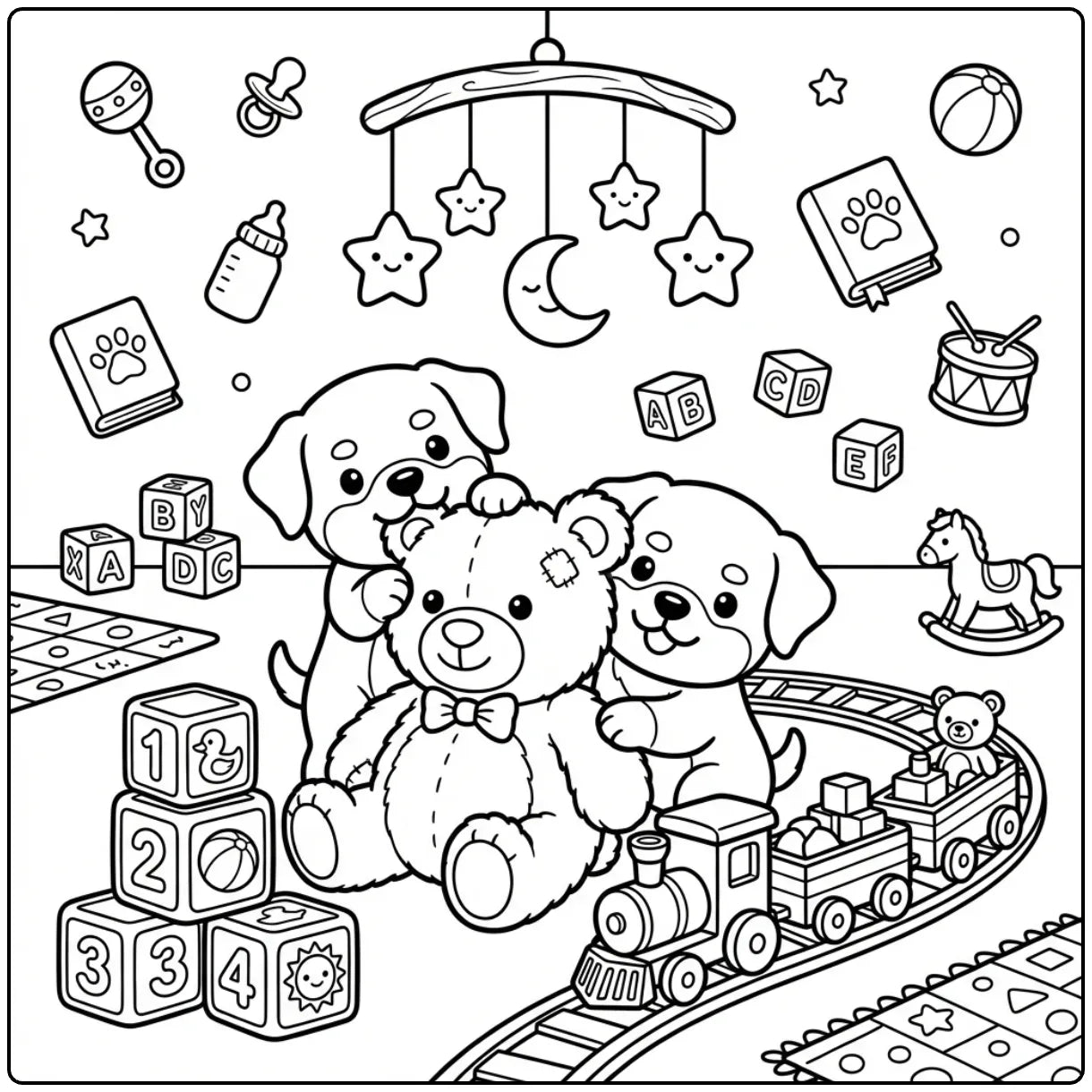 40+ Rottweiler Coloring Pages: Printable PDFs To Print