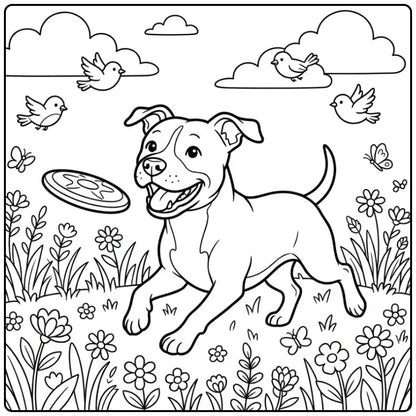 40 Pitbull Coloring Pages: Printable PDFs To Print