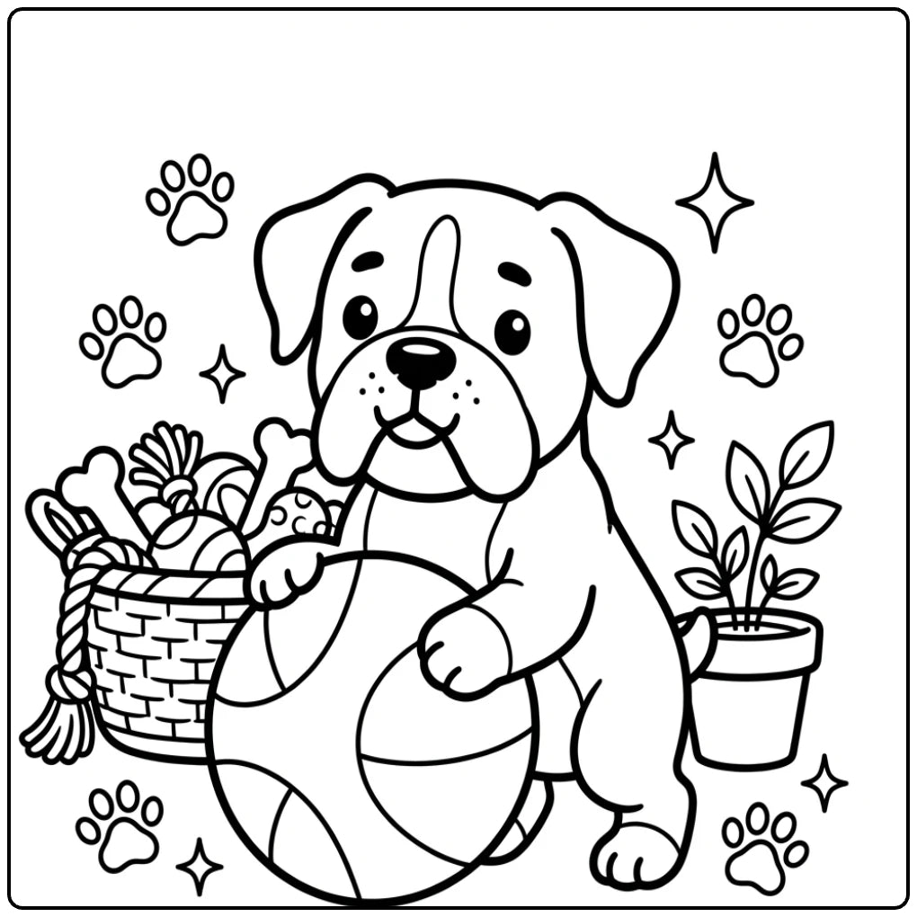 40 Boxer Dog Coloring Pages: Printable PDFs To Print
