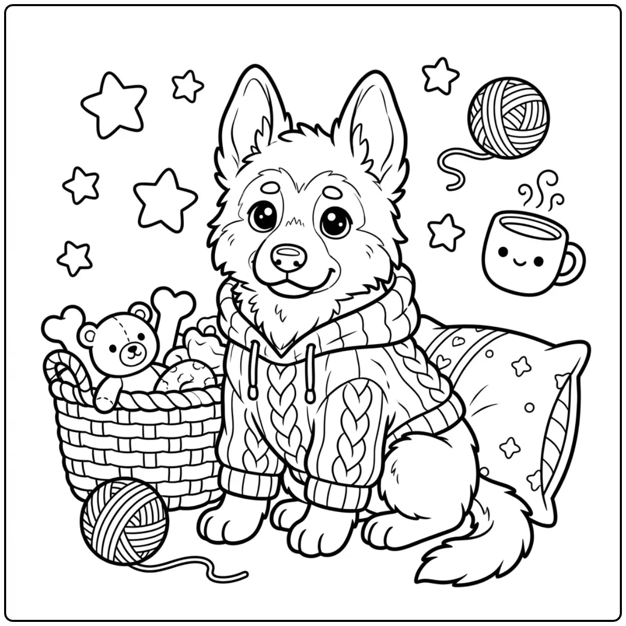 40 German Shepherd Coloring Pages: Printable PDFs To Print