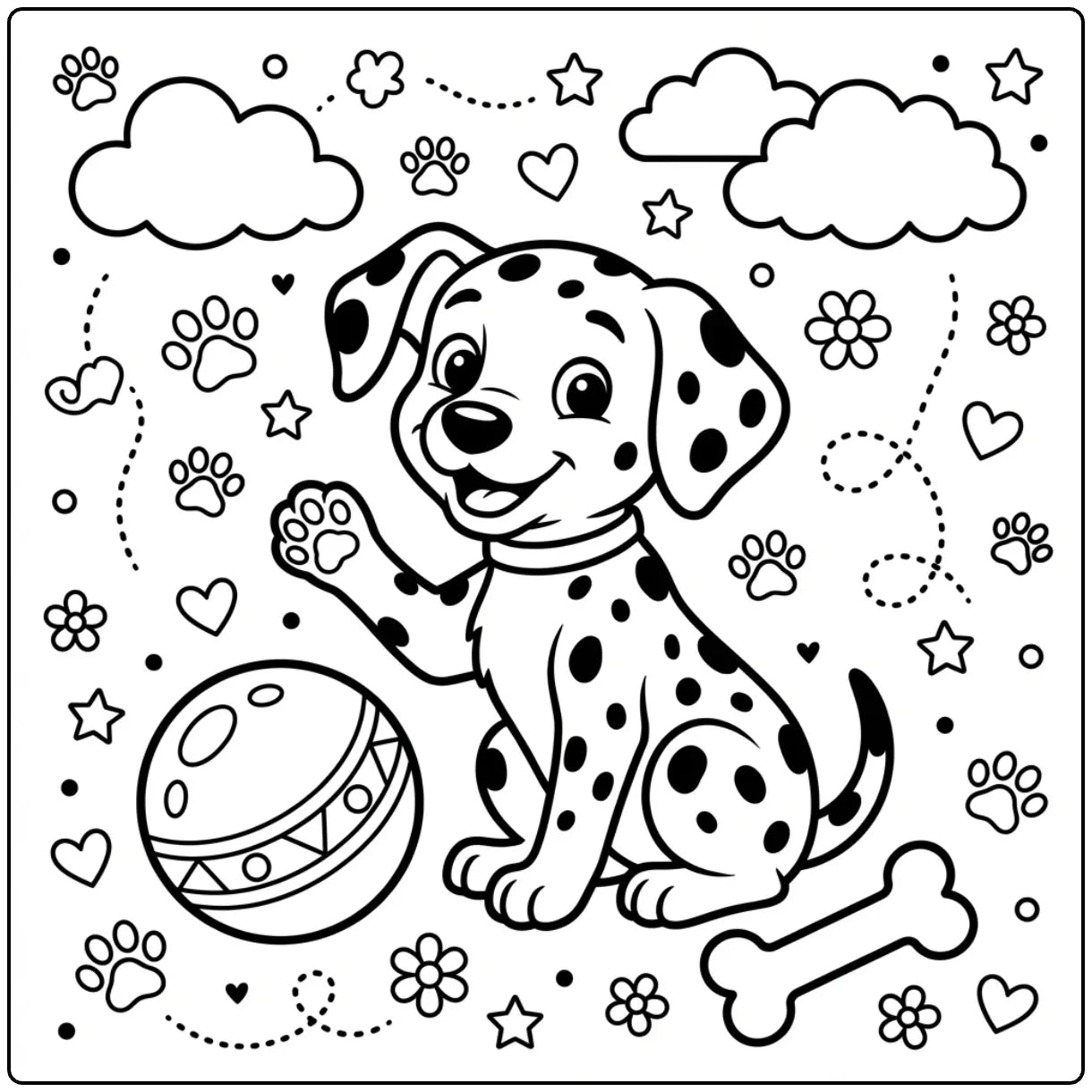 40 Dalmatian Coloring Pages: Printable PDFs To Print