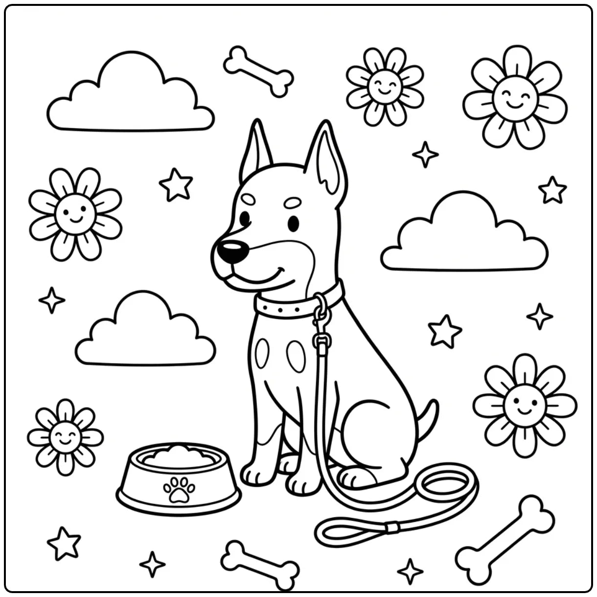 40 Doberman Coloring Pages: Printable PDFs To Print