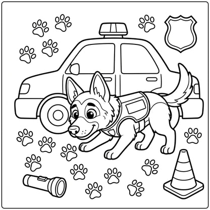 40 German Shepherd Coloring Pages: Printable PDFs To Print