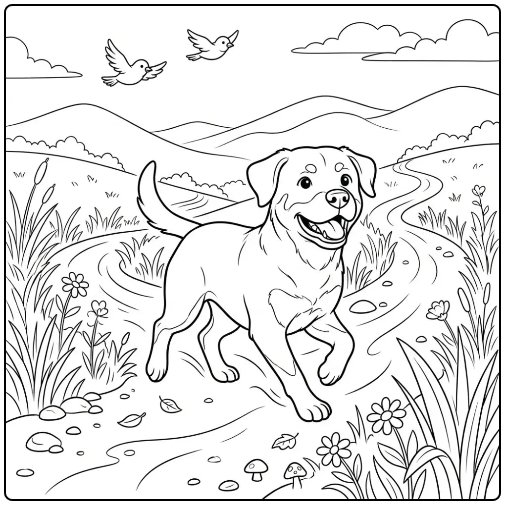 40+ Rottweiler Coloring Pages: Printable PDFs To Print