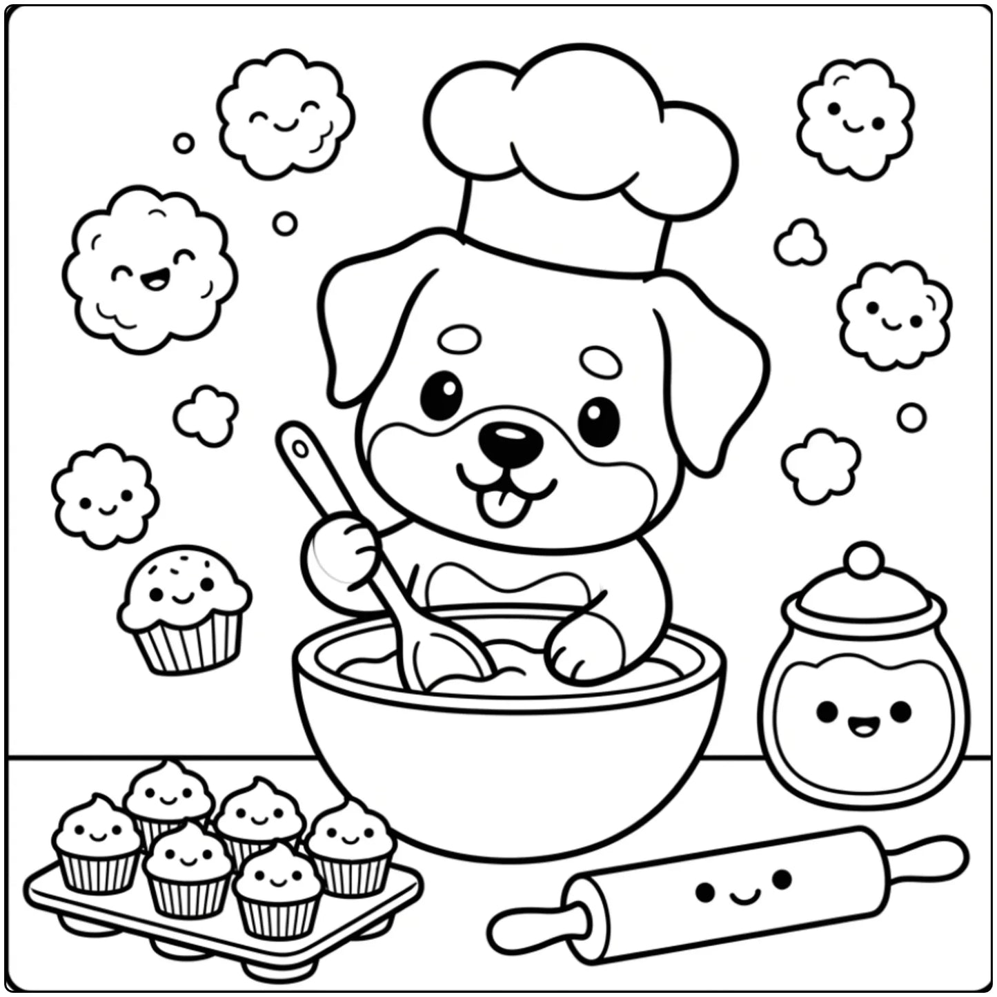 40+ Rottweiler Coloring Pages: Printable PDFs To Print