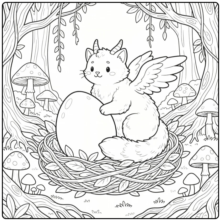 +60 Cat Coloring Pages Bundle : Printable PDFs To Print (Pack 4)
