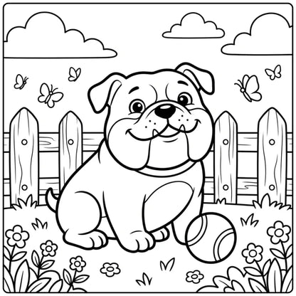 40 Bulldog Coloring Pages: Printable PDFs To Print