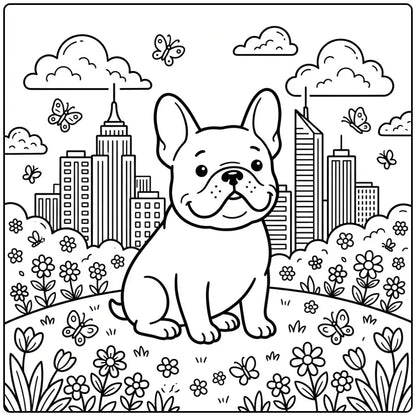 40 French Bulldog Coloring Pages: Printable PDFs To Print