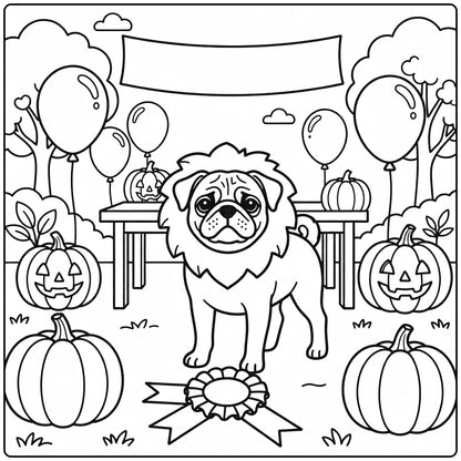 30 Halloween Dogs Coloring Pages: Printable PDFs To Print
