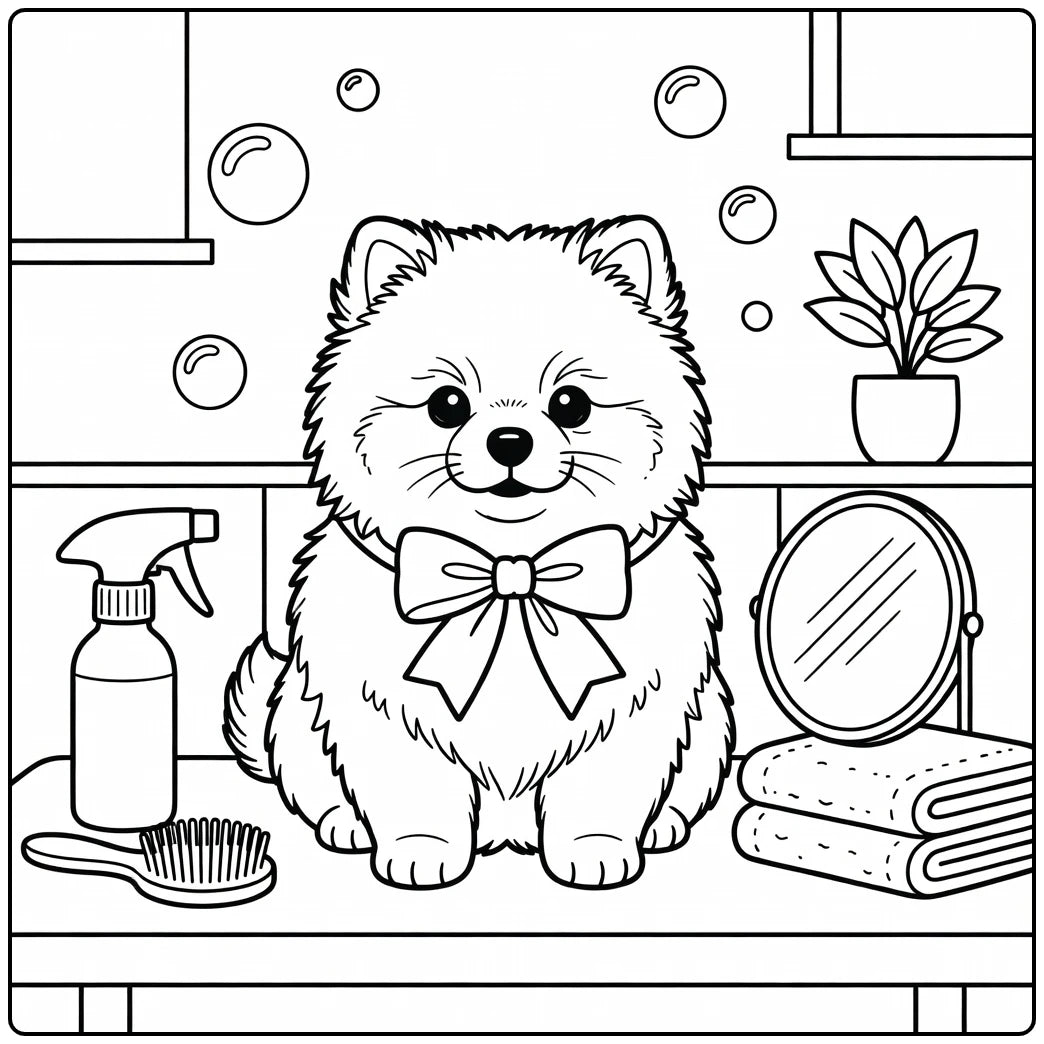 30 Cute Dog Coloring Pages for Preschoolers : Printable PDFs To Print