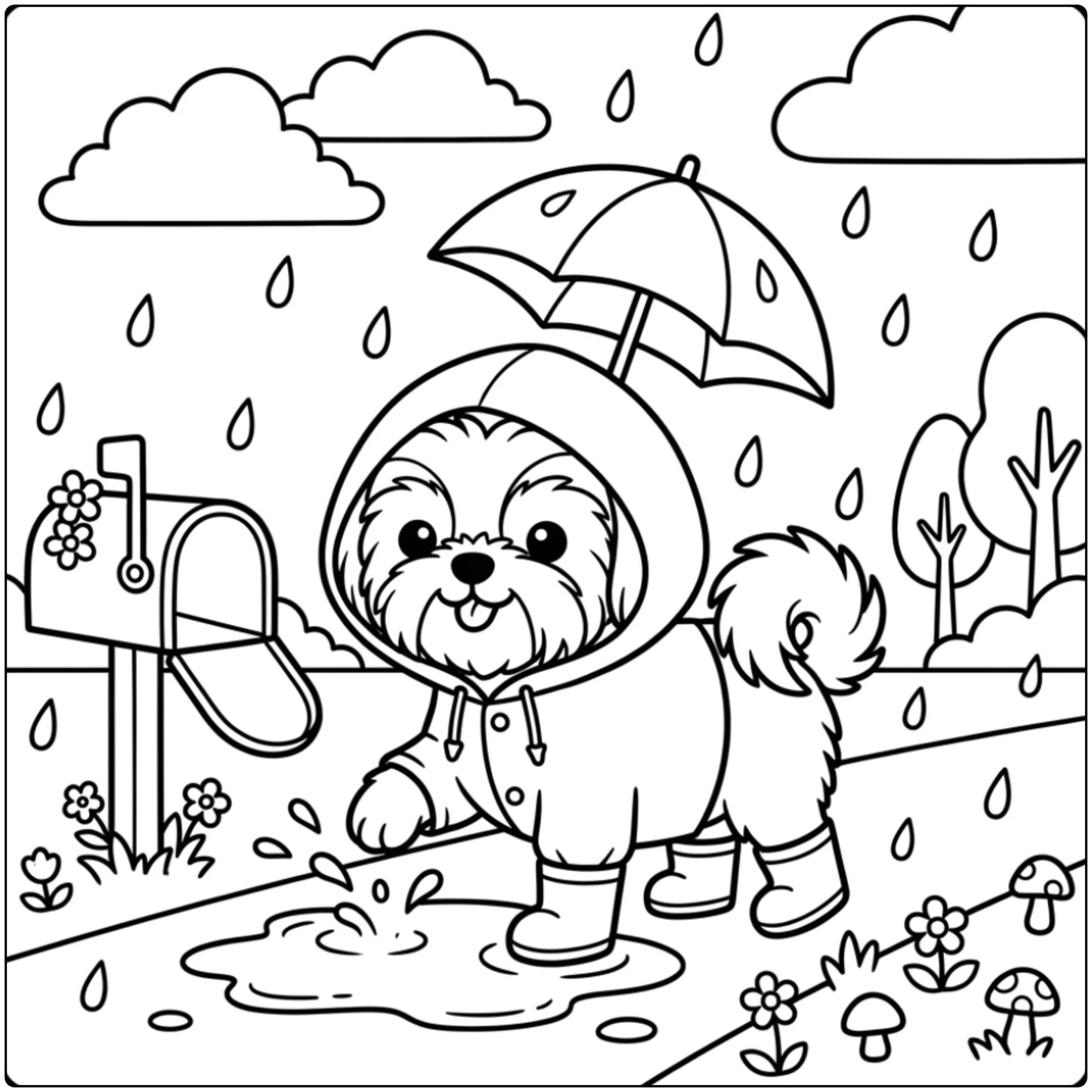 41 Shih Tzu Coloring Pages: Printable PDFs To Print