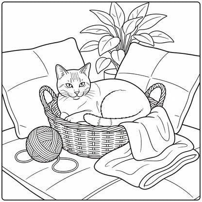 30 Realistic Cats Coloring Pages: Printable PDFs To Print