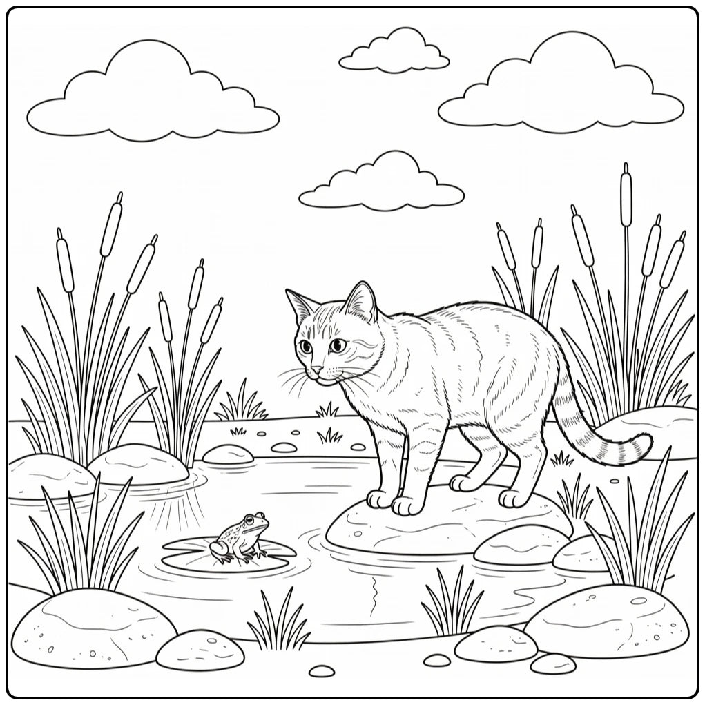 30 Realistic Cats Coloring Pages: Printable PDFs To Print