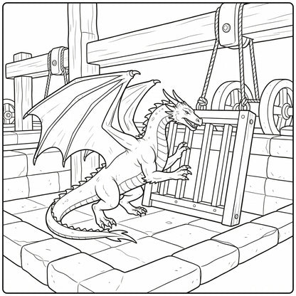 10+ Water Dragon Coloring Pages
