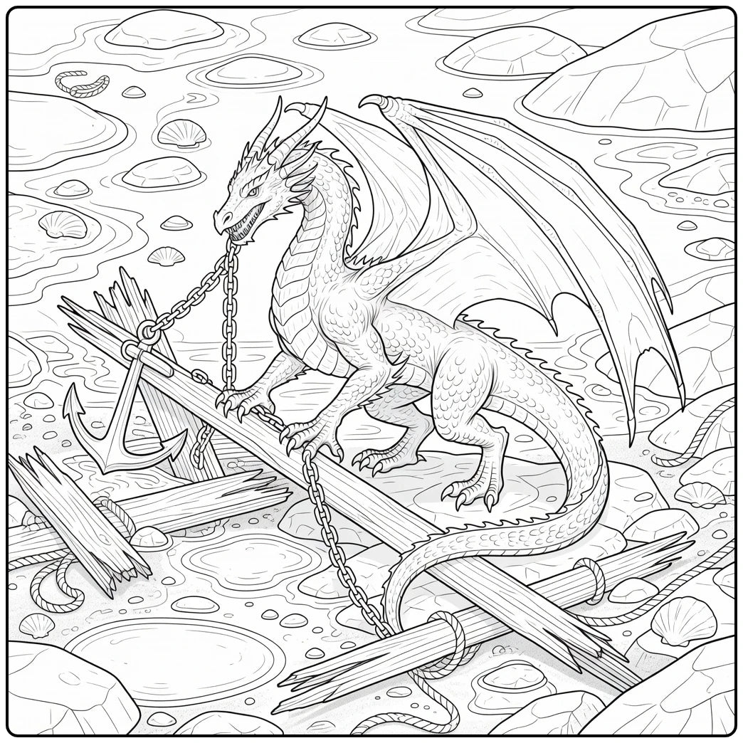 10+ Water Dragon Coloring Pages