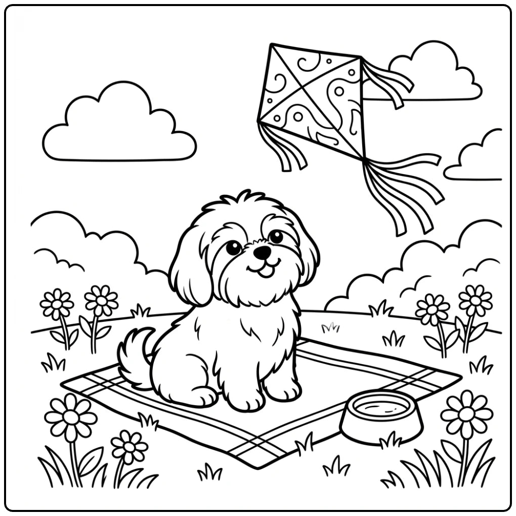 41 Shih Tzu Coloring Pages: Printable PDFs To Print