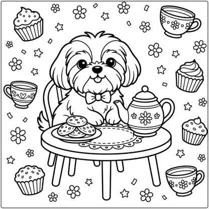 41 Shih Tzu Coloring Pages: Printable PDFs To Print