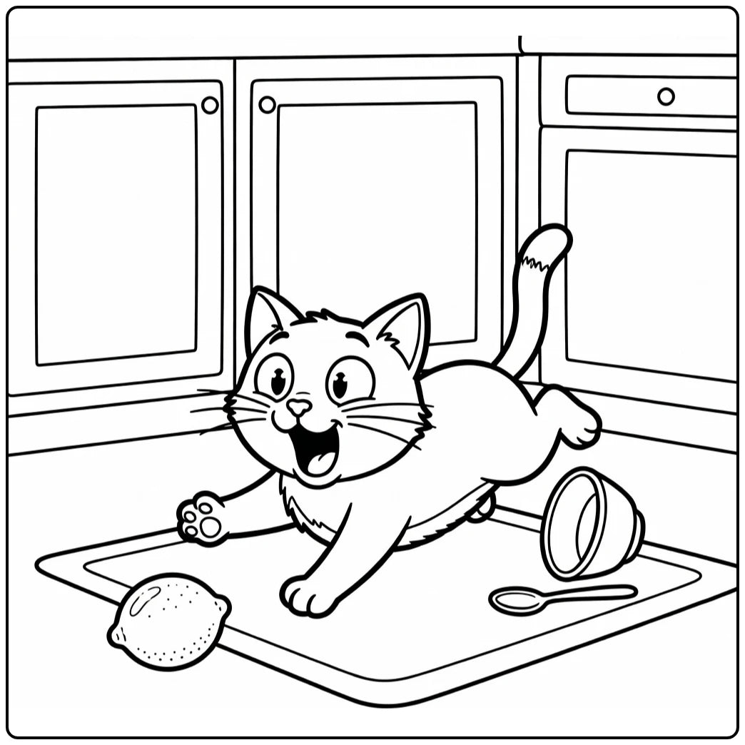 +60 Cat Coloring Pages Bundle : Printable PDFs To Print (Pack 4)