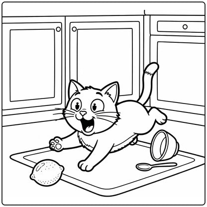 +60 Cat Coloring Pages Bundle : Printable PDFs To Print (Pack 4)