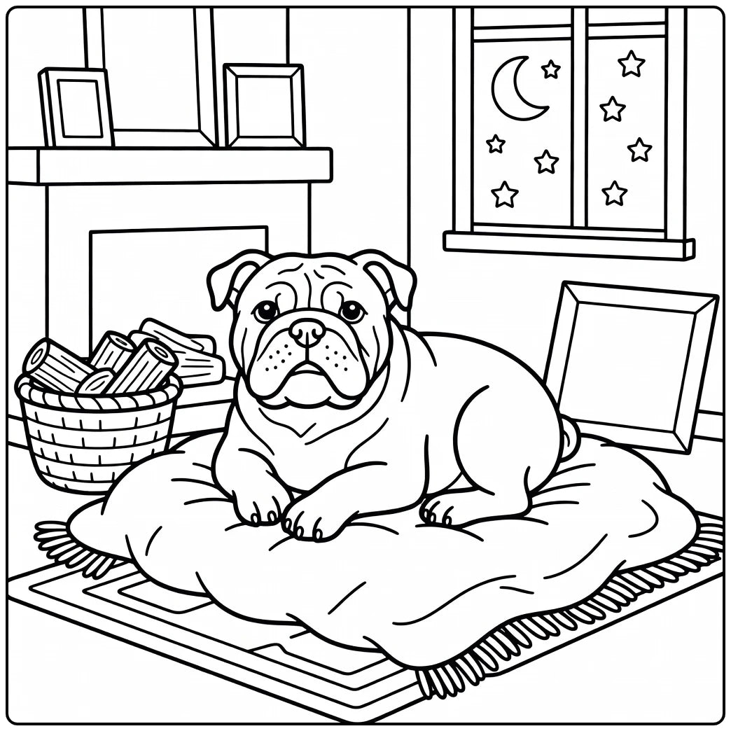 30 English BullDog Coloring Pages: Printable PDFs To Print
