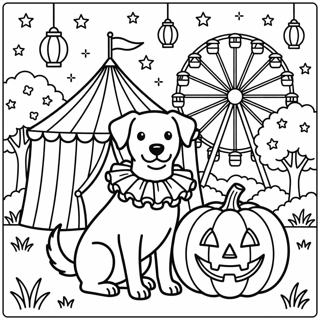 30 Halloween Dogs Coloring Pages: Printable PDFs To Print