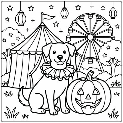 30 Halloween Dogs Coloring Pages: Printable PDFs To Print