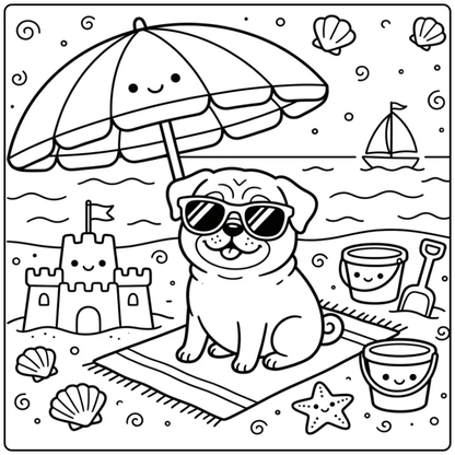 63 Pug Coloring Pages: Printable PDFs To Print