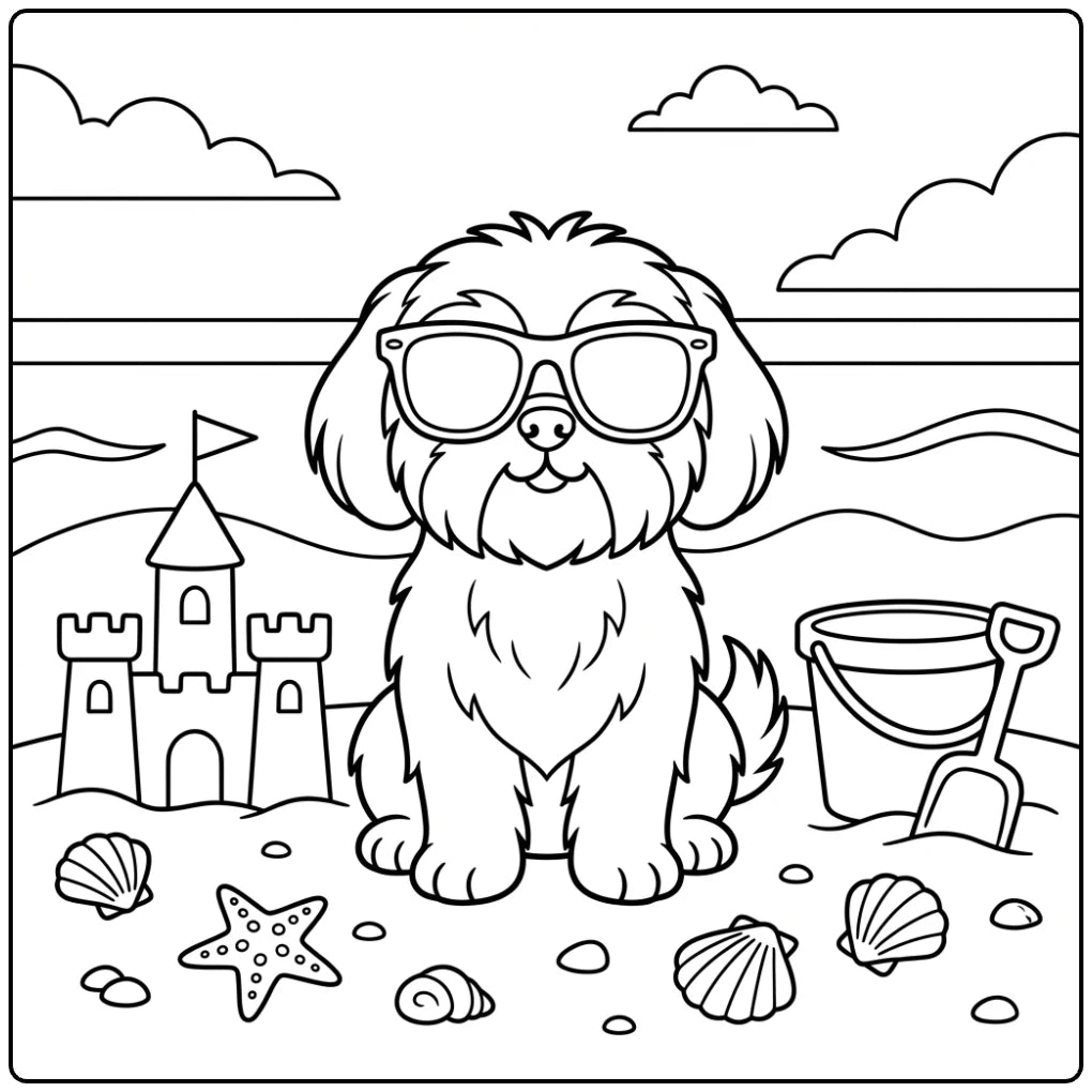 41 Shih Tzu Coloring Pages: Printable PDFs To Print